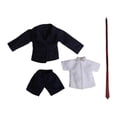 thumbnail image 1 of Conjunto de traje para figura BJD 1/12, miniatura, práctico, fácil de usar, duradero, accesorio de disfraz, ropa para figura, conjunto para muñeca. Azul oscuro, 1 of 8