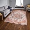 thumbnail image 5 of GLN Rugs Gordion - Indoor, Machine Washable Area Rug 7'10"x10' Cream/Terra Home Carpet, 5 of 7