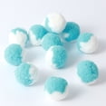thumbnail image 3 of Balles pour Chat Silencieuses en Peluche - 12 Pcs Jouets Interactifs Mignons à Pompons pour Animaux Balles Jouets pour Chaton, 3 of 7