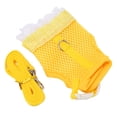 thumbnail image 1 of Harness, Rabbits Harness With Elastic Leash For  Walk Running Jogging Breathable Mesh Vest Harness With Buckle For   Chest Harness, 1 of 8