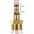 thumbnail image 4 of Adaptador de limpiadora de alta presión M22 shamjiam adaptador de lavadora a presión de cobre Convertidor de conector de manguera, 4 of 4