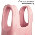 thumbnail image 2 of Mainstays Pink Bodega Shopping Bag Ceramic Vase, 5.9" L x 9" H, 2 of 6