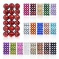 thumbnail image 2 of PENGXIANG Christmas Decorations Christmas Ball Hanging Decor Shatterproof Plastic Christmas Balls Set for  Trees Party Decorations 36PCS, 2 of 5