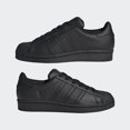 thumbnail image 3 of Tenis Adidas Mujer SUPERSTARS Negro 22.5 cm, 3 of 3