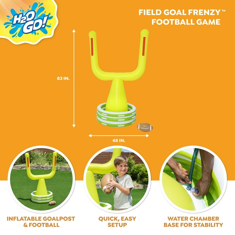 H2OGO! Field Goal Frenzy Kids Outdoor Inflatable Football Game