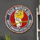 thumbnail image 3 of Placa de Metal Vintage ESSO óleo Happy Motoring pintura de hierro redonda 30x30cm Wdftyju, 3 of 9