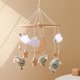 thumbnail image 3 of Decoración de habitación infantil con estilo, cuna, cama, carillones de viento colgantes, madera, antiestrabismo, coordinación mano-ojo, estrella, luna, oveja, cama, campana, 3 of 5