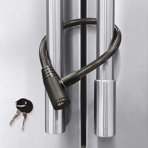 Urban August Fridge & Cabinet Cable Lock with Keys