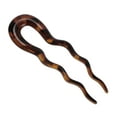 thumbnail image 5 of Unique Bargains 1 Pc Hair Pin U-shaped Hair Accessories 5.12"x1.57" Brown Dark Brown, 5 of 5