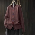 thumbnail image 6 of Delayuji Women's Knit Cardigan Single Colorful Buttons Cardigan Sweater Soft Warm Casual Outerwear Spring Clothing, 6 of 6
