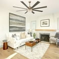 thumbnail image 2 of Chords Attic 72" 8-Blade Reversible Ceiling Fan with LED lights and Remote Control, 6-Speed, Timer Setting Quiet DC Motor, 2 of 11
