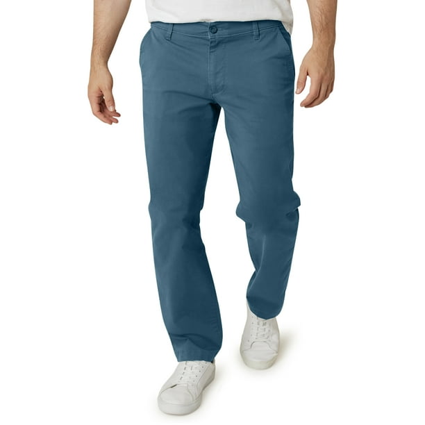 Chaps Men's Classic Stretch Straight Fit Flat Front Chino Pant Sizes