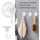 thumbnail image 4 of 4 ganchos de ventosa para colgar coronas, reutilizables, resistentes, para ducha, pared, ventana, baño, de plástico, para puertas de entrada, cocina, ducha, soporta hasta 22 libras., 4 of 5