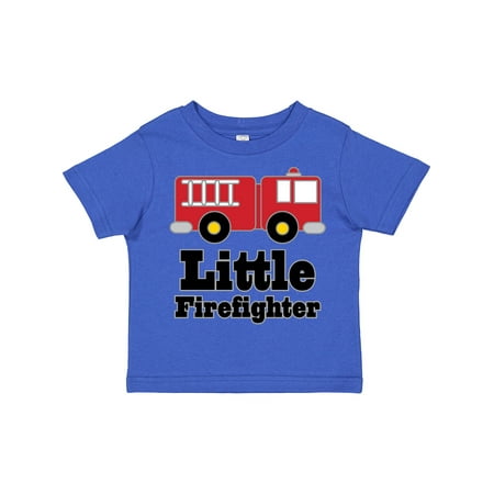 

Inktastic Little Firefighter Fire Engine Gift Toddler Boy or Toddler Girl T-Shirt