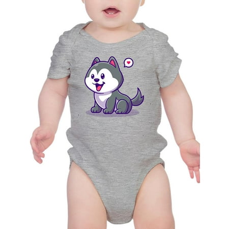 

Cute Husky Dog Cartoon Bodysuit Infant -Image by Shutterstock 6 Months