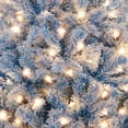 thumbnail image 4 of Árbol de Navidad Topeakmart Prelit Slim de 2,28 m con luces de color azul lago, 4 of 7