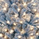 thumbnail image 4 of Árbol de Navidad Topeakmart Prelit Slim de 2,28 m con luces de color azul lago, 4 of 7