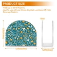 thumbnail image 3 of Napkin Holder Orange and White Flower Print Thick U Shape Acrylic Non Slip Space Saving for Kitchen, 3 of 9