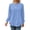 Blue, variant on OutfitShow Pullover Sweatshirts for Women Long Sleeve Crewneck Shirts Tunic Tops Fashion Fall Outfits