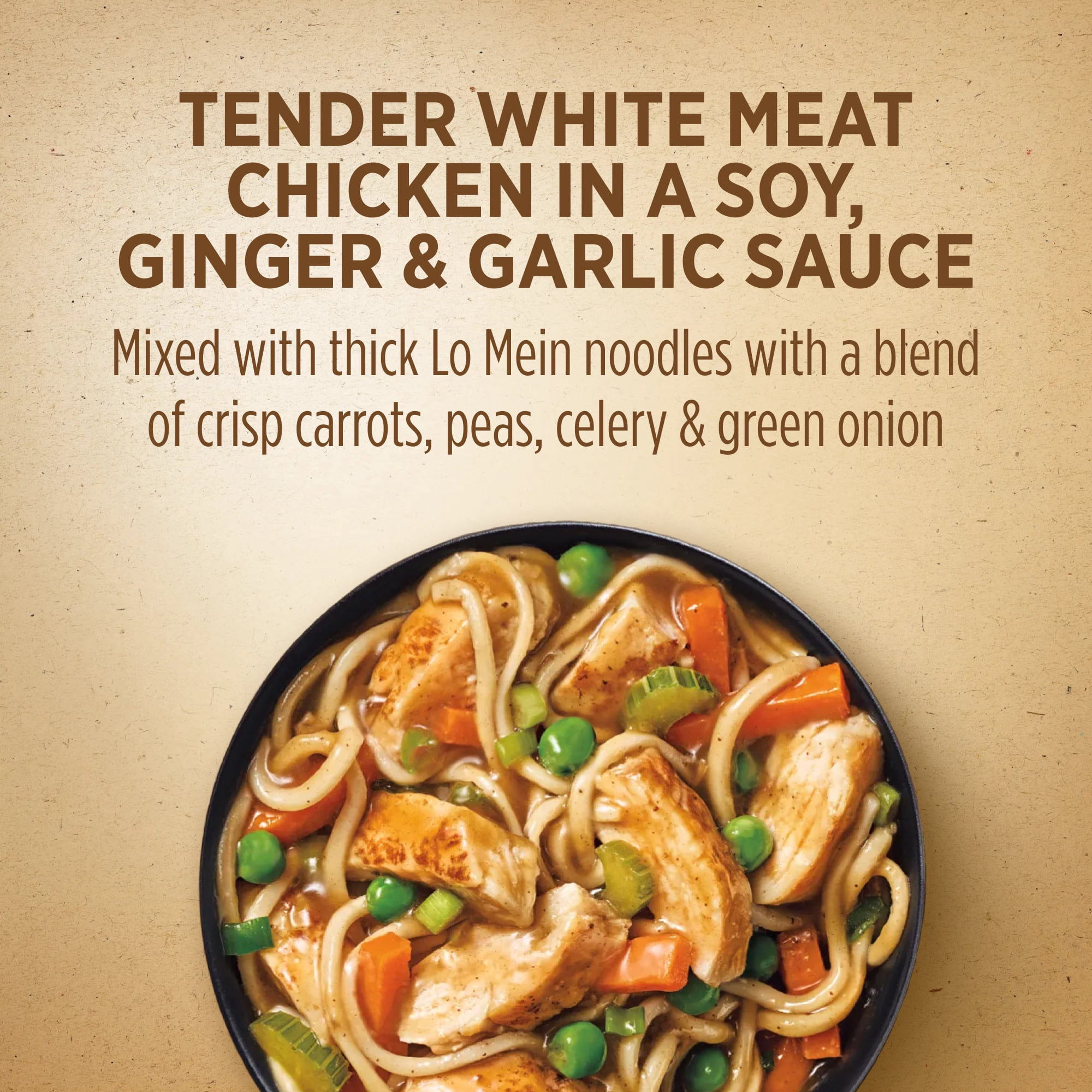 Marie Callender's Savory Chicken Lo Mein Bowl, 20g Protein, Frozen Meal, 11.5 oz.