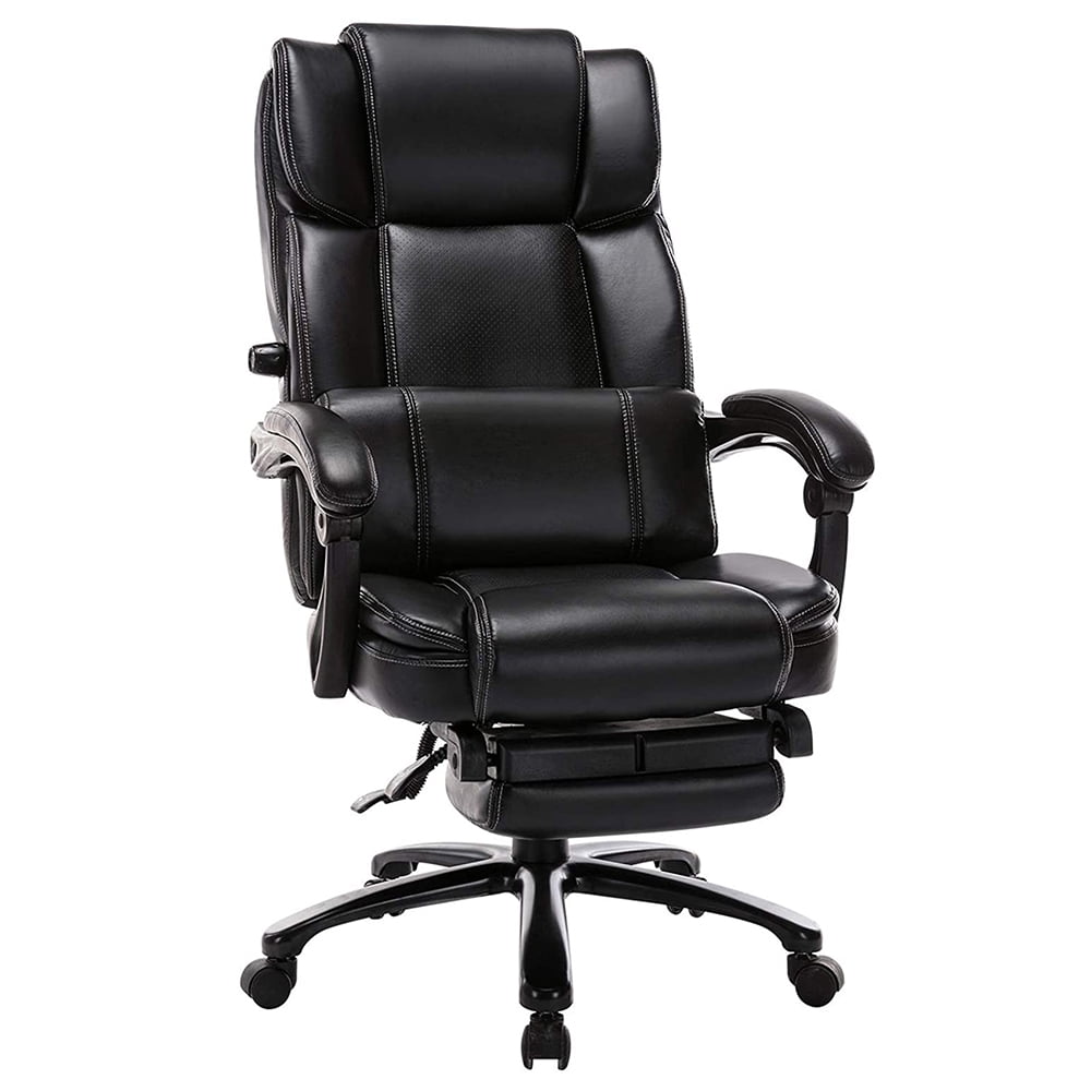 Big and Tall Reclining Office Chair, High Back Executive Computer Desk