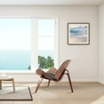 thumbnail image 5 of PU Leather Side Chair Mid-Century Shell Chair Modern Lounge Chair Accent Chair Easy to Install, 5 of 9