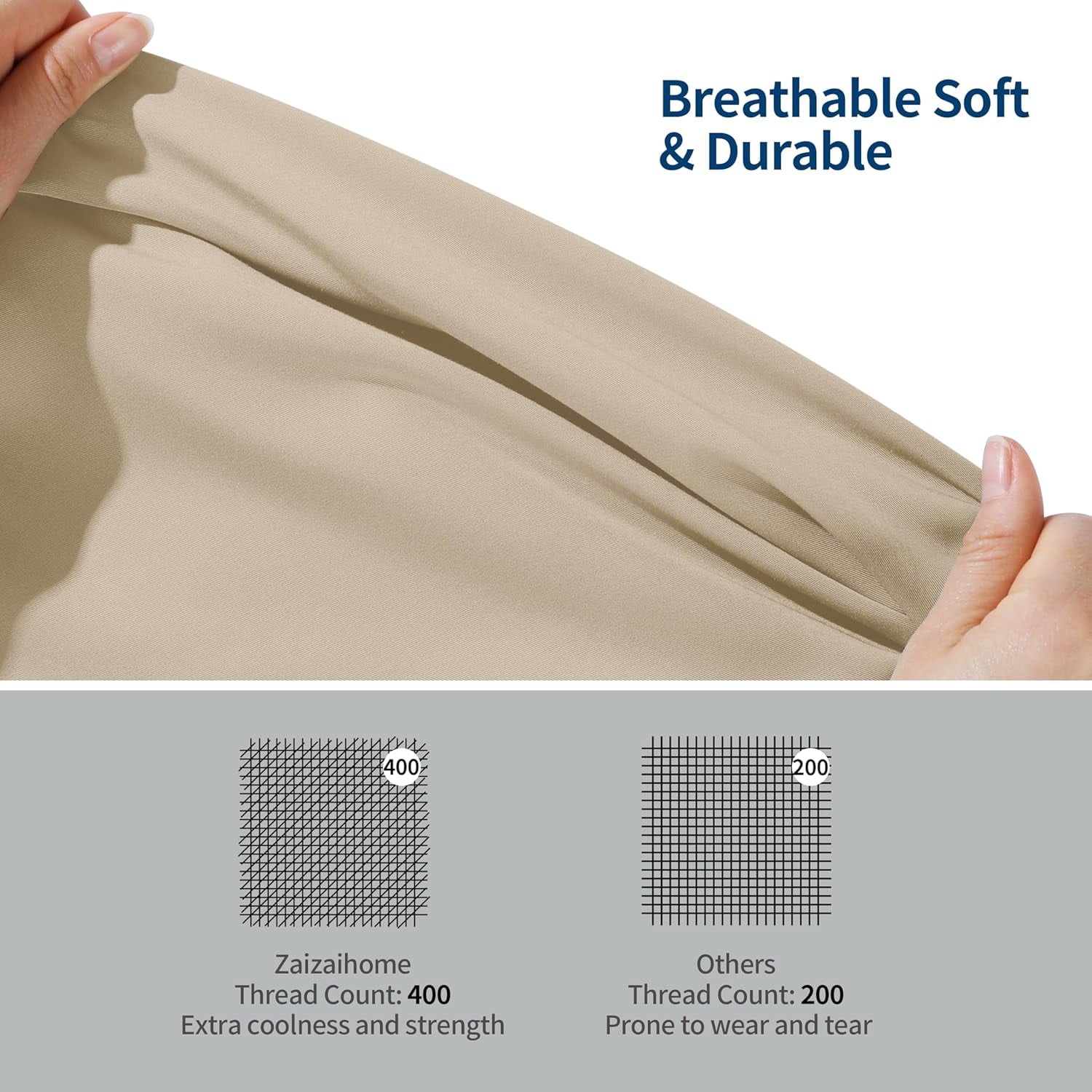 otnbgsr Bamboo Viscose Sheet Set Queen 2026 Upgrade 400 Thread Count Cooling Bed Sheets 16 Inch Deep Pocket Soft Breathable 4 Piece Set Navy Blue