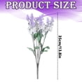 thumbnail image 6 of Artificial Lavender Flowers,10 Head Artificial Flower Bouquet Home Living Room/Dining Table Decor Wedding Photography Prop Flowers,Artificial Purple Lavender Spring Bush, for Indoor Use,White, 6 of 6