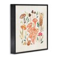 thumbnail image 3 of Stupell Industries Bohemian Varied Mushrooms & Snail Black Framed Giclee Art, 17 x 17, by Annie Warren, 3 of 8