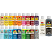 Apple Barrel Multi-color Gloss Acrylic Craft Paint (20 Pieces)