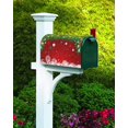 thumbnail image 4 of Christmas Mailbox Cover Magnetic Mailbox Wraps, Christmas Ball Pine Leaves Snowflake Red Mailbox Covers Large Size 21x25.5 Inch Mail Wrap Post Letter Box Xmas Decoration for Outdoor Gardern Yard, 4 of 6