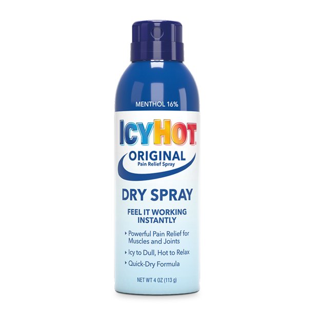 Icy Hot Maximum Strength Dry Spray 4 Oz 16 Menthol Walmart Com