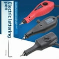 thumbnail image 3 of Durable Metal-Bodied Mini Electric Engraver with 6-Speed Settings - Precision Micro-Engraving Tool for Jewelry, Stones, Wood & Hardware Projects - Compact, Easy-to-Use Carving Pen with Round Plug, 3 of 6