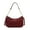 Red, variant on Women's Crossbody Shoulder Bag PU Leather Lightweight Purse, Single Pocket Zip Closure, Adjustable Strap for Casual Outfits - Stylish Small Handbag in Black/White/Red/Brown, Minimalist Fashion Daypac