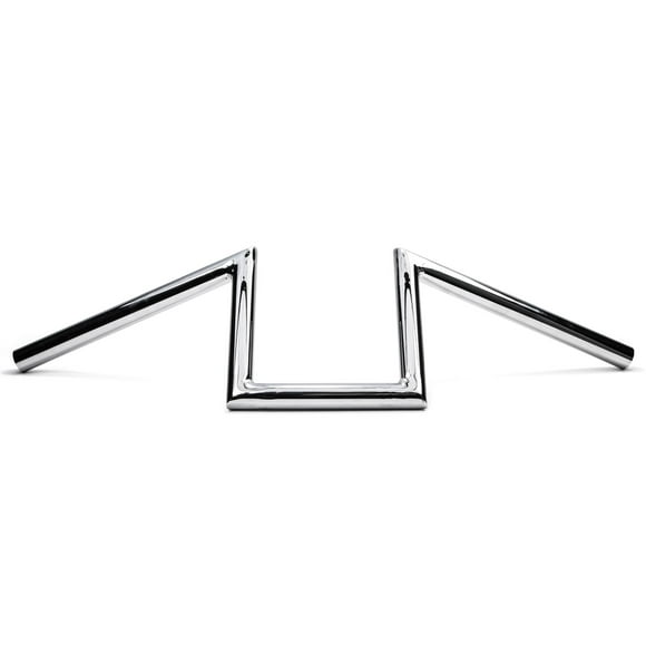 Krator Z Bars Replacement Handlebars Custom Bobber Harley Triumph Chrome 1 Inch Zee Zed Compatible with Honda Shadow Sabre VT VF 700 750 1100