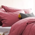 thumbnail image 2 of Housse de Couette 3 Pcs Lit double Pâte de Haricot Ensemble Visage Simple, 2 of 5
