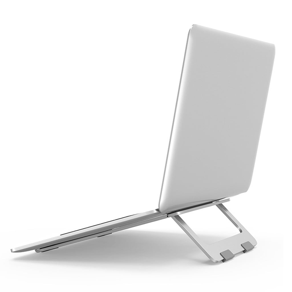 WINDLAND Ergonomic Angel Adjustable Computer Stand Lightweight Aluminum Laptop Holder for w/Heat-Vent to Elevate Laptop 12-15.6"