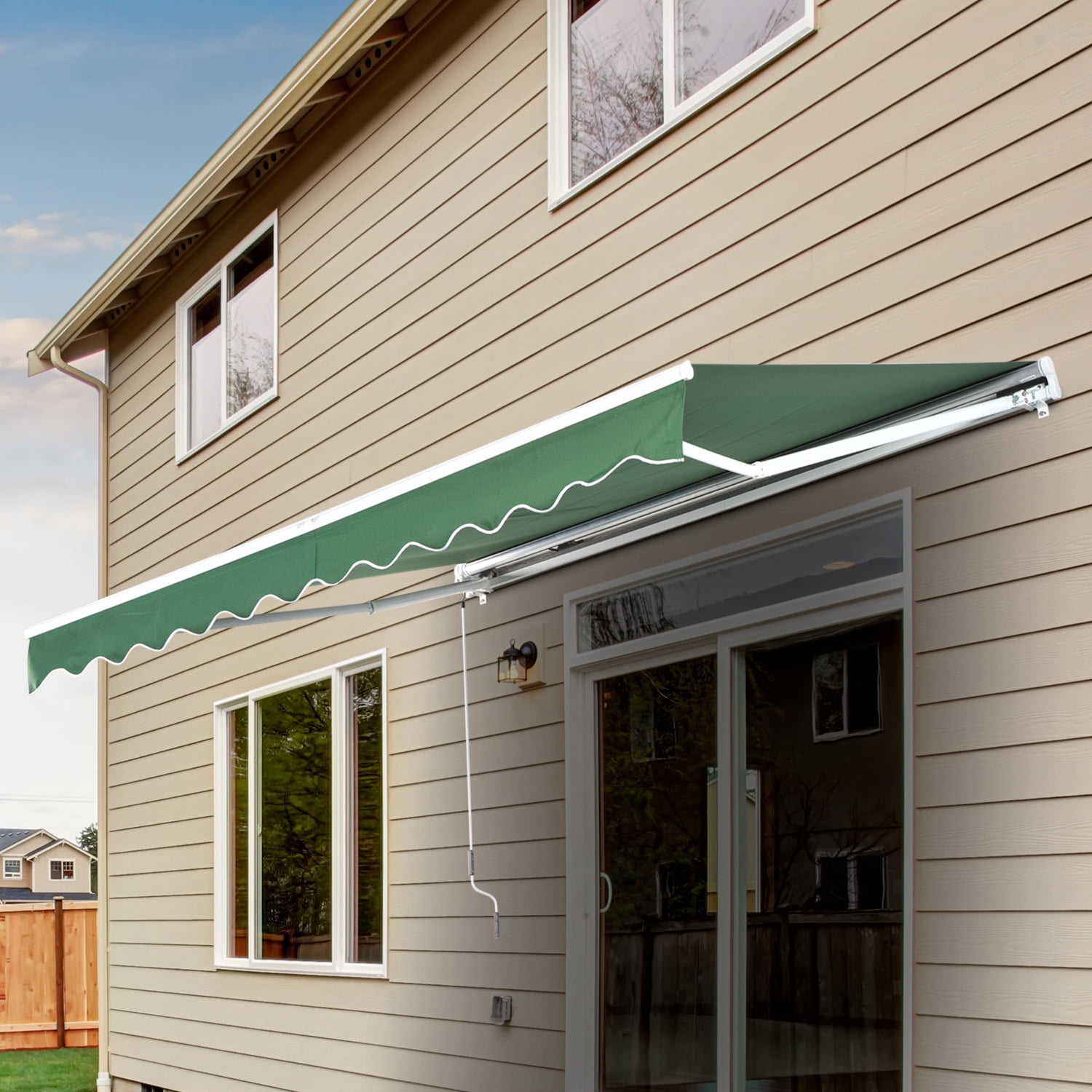 Retractable Permanent Awnings Fabric Awnings And Patio
