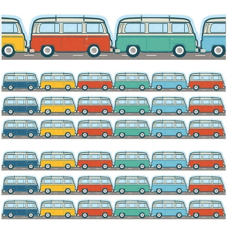 Eureka Adventurer Vanagons Extra Wide Deco Trim, 37 Feet Per Pack, 6 Packs