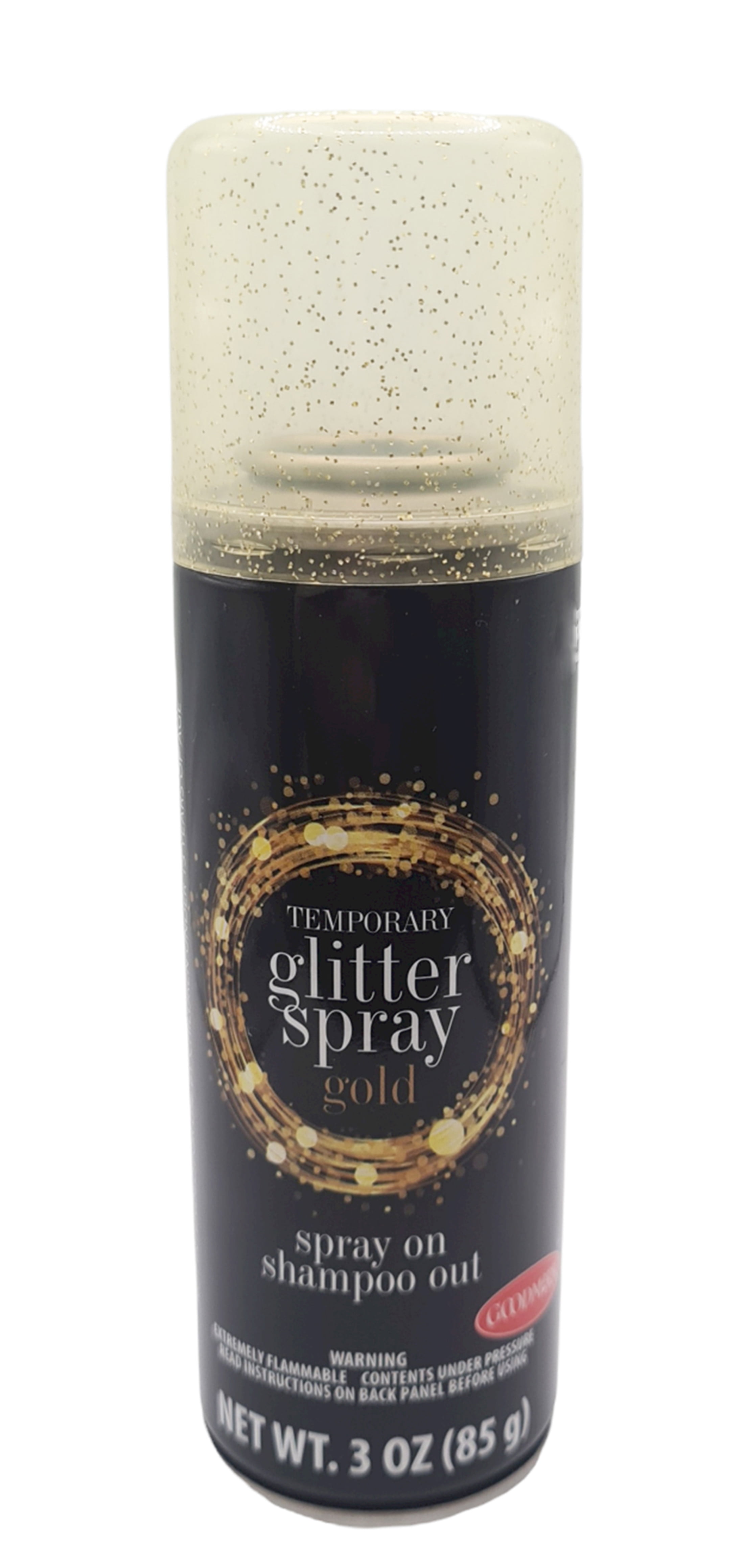 (2 pack) Goodmark Halloween Glitter Spray, Gold,Unisex, Net Wt. 3oz (85g)