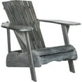 thumbnail image 3 of Safavieh Mopani Outdoor Acacia Wood Adirondack Chair, Ash Gray, 3 of 5