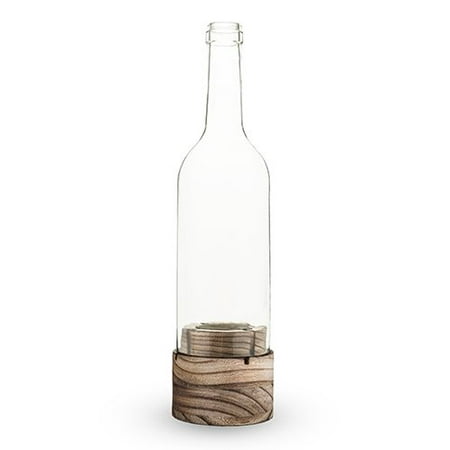 rustic candle holder glass