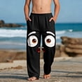 thumbnail image 2 of Pantalon de Plage Décontracté Imprimé pour Filles avec Poches Bas pour Enfants 100 % Polyester, 2 of 9