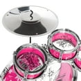 thumbnail image 6 of Best Choice Products 11-Piece Kids Starter Drum Set w/ Bass Drum, Tom Drums, Snare, Cymbal, Stool, Drumsticks - Pink, 6 of 7