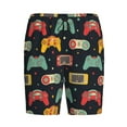 thumbnail image 4 of Gaeub Retro Video Game Printed Men's Short Pajama Pants, Lightweight Lounge & Sleep Bottoms Keep You Cool - X-Large, 4 of 9