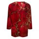 thumbnail image 4 of ICHUANYI Clearance Women's Casual 3/4 Sleeve Printed Round Neck Buttoned Basic Tunic Tops T-shirts Blouses(Red, S) ICHUANYI WER2023081404749, 4 of 4