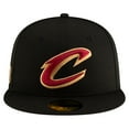 thumbnail image 2 of Men's New Era  Black Cleveland Cavaliers Statement Edition Jersey Hook 59Fifty Fitted Hat, 2 of 5