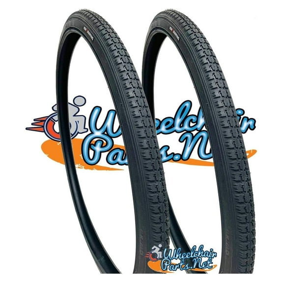 24 X 1 3/8" (37-540m) Pneumatic TIRE, Black Non-Marking. Price is for a Set of 2 Tires