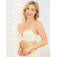thumbnail image 3 of Wingslove Wirefree Anti-slip Push Up Strapless Bra For Women Full Coverage Support Multiway Contour Bra, Ivory 36DDD, 3 of 5