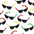 thumbnail image 2 of 24 Pack 80's Style Neon Party Sunglasses - Fun Gift, Party Favors, Party Toys, Goody Bag Favors, 2 of 7